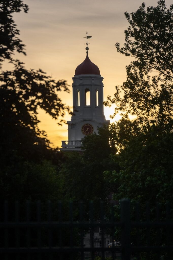 dunster house, tower, sunrise, trees, dawn, building, dormitory, skyline, harvard, massachusetts, cambridge, boston, harvard, harvard, harvard, harvard, harvard, cambridge